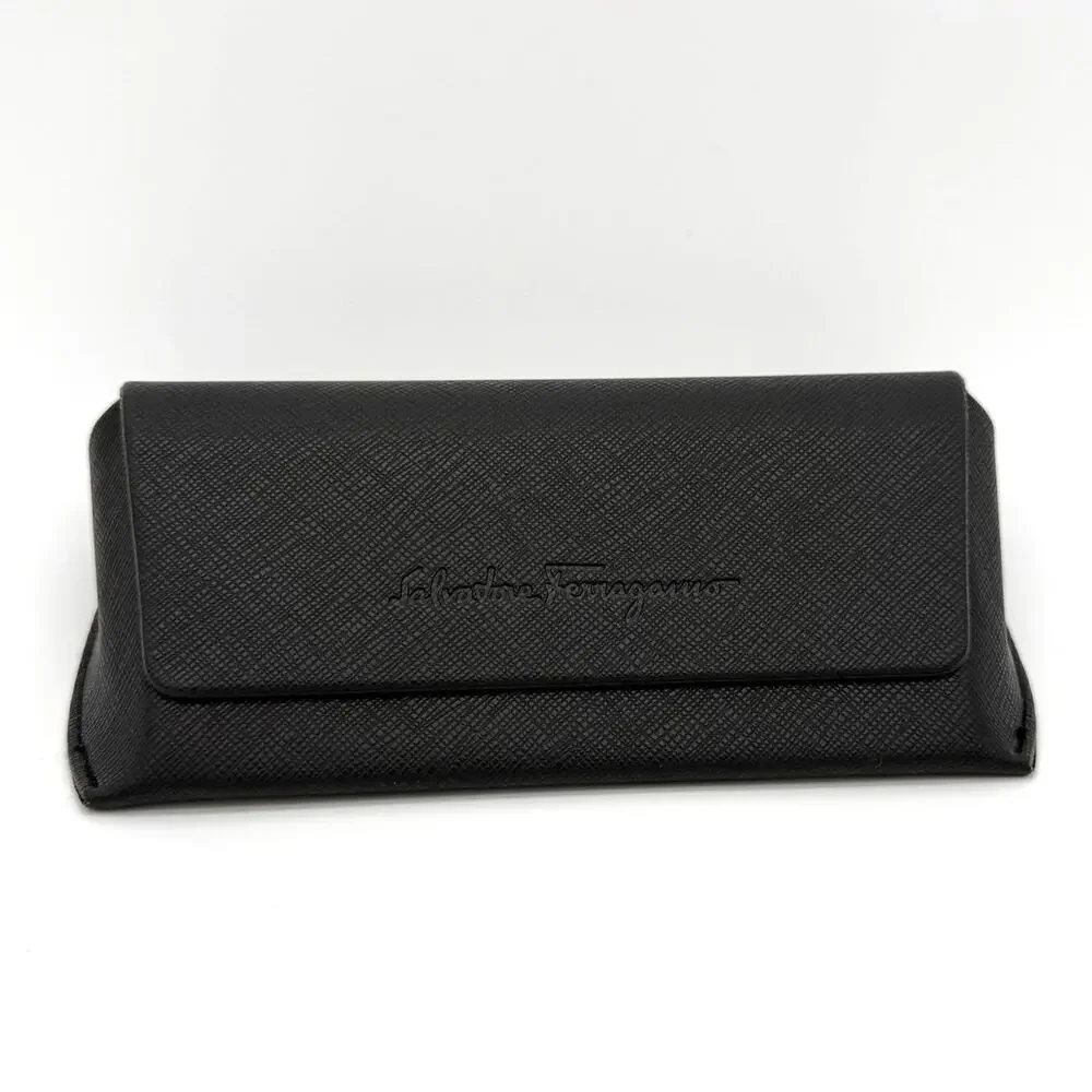 Salvatore Ferragamo Sunglasses Eyeglasses Case Black Replacement Luxury